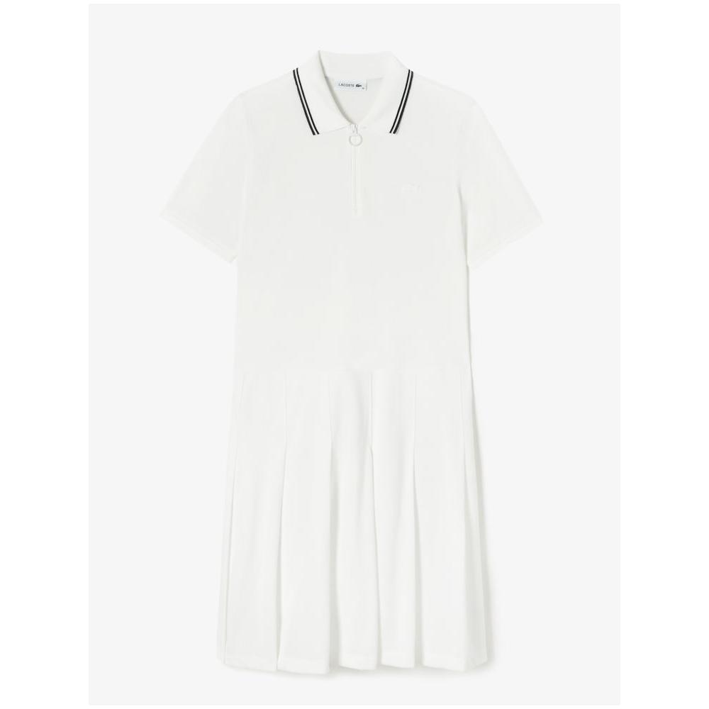 

LACOSTE Women s Half Zip Up Pleated Dress EF913E 52N 70V Q2NEF913E 52N70V