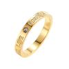 Japanese and Korean Simple Rings for Women, English Titanium Steel Couple Rings, Fashionable And