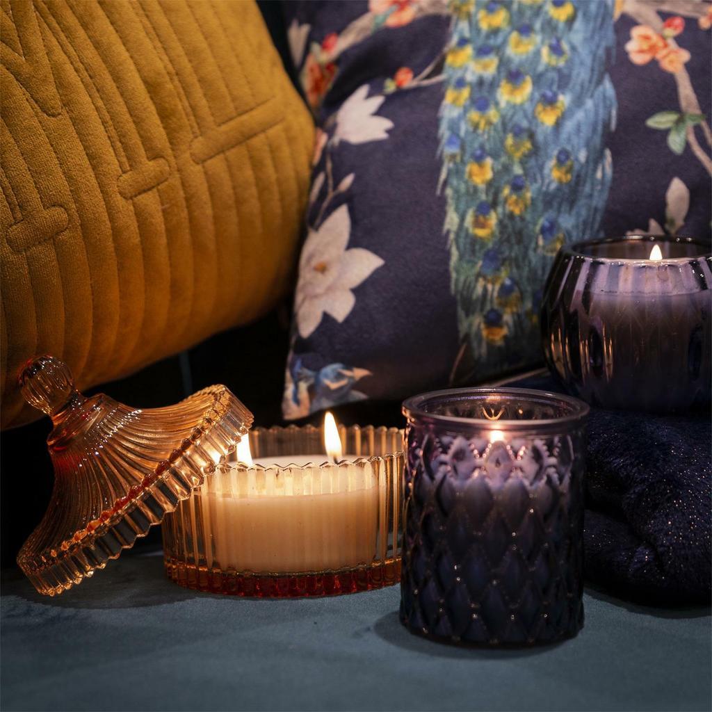 SCENTED CANDLE made of bohemian glass, FLOWER