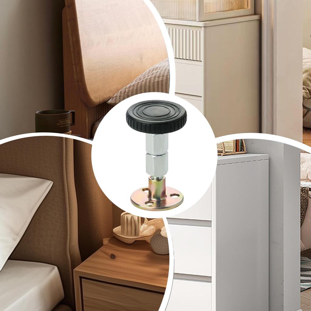 Headboard Stoppers 10 Pieces Bed Stabilizer Anti-Shake Tool Noise Stopper Adjustable Fixer  Headboard Stabilizer Brackets