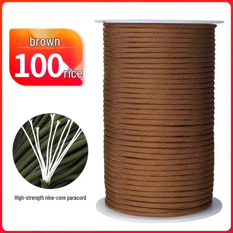 Outdoor Paracord Survival and Climbing Rope 100m