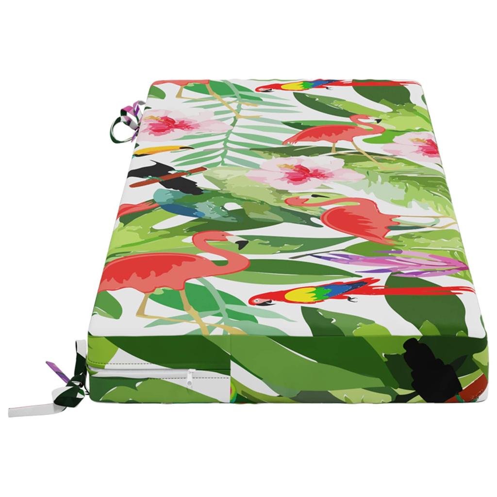 2 Piece Bench Cushions SOEST 2 Pcs. 100percent Polyester Multicolor