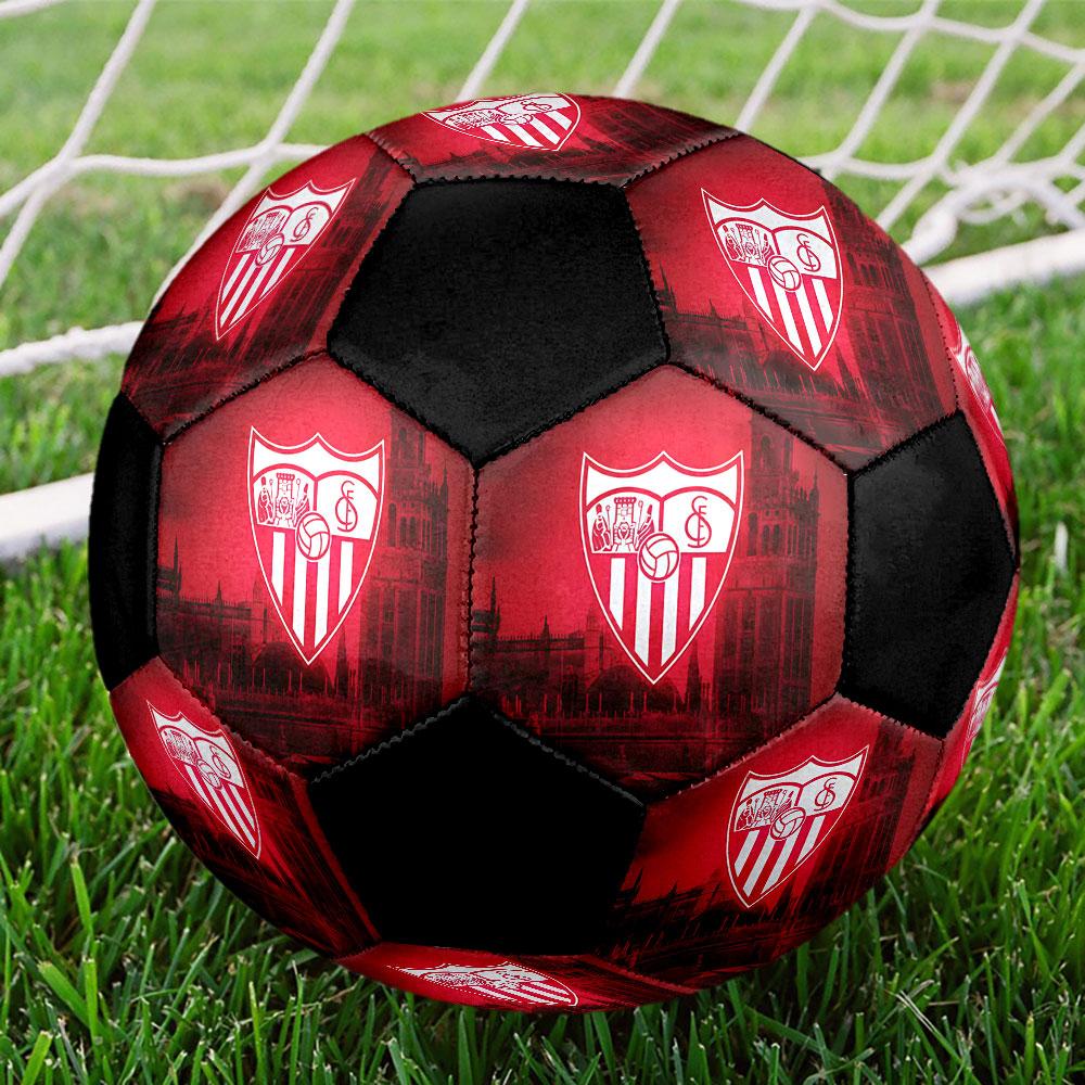 1PC Sevilla size 5 soccer ball PrahaIndoor Soccer Ball Colorful All Ages Machine Stitched PVC Competition Ready Durable High-Bounce