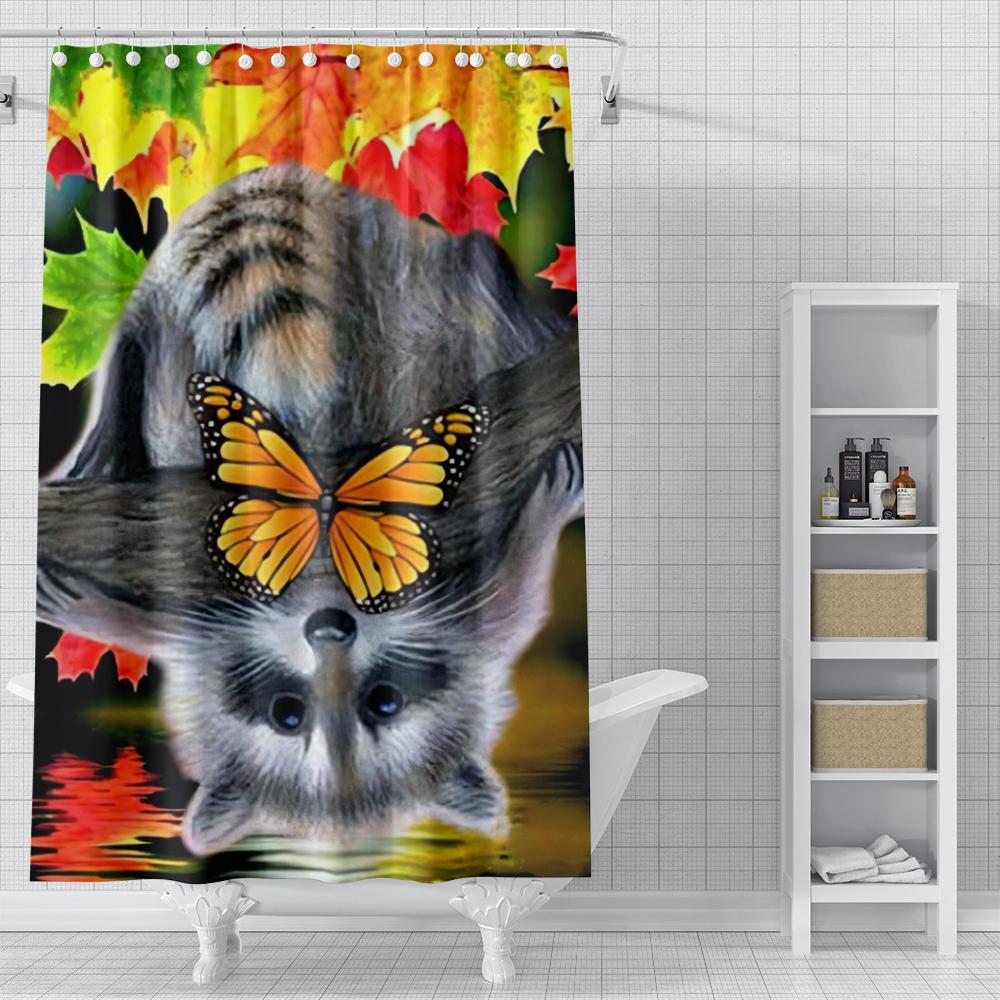 Home Shower Curtains for Bathroom Waterproof Fabric Bathroom Curtains Modern Shower Curtain 180x200 240x200