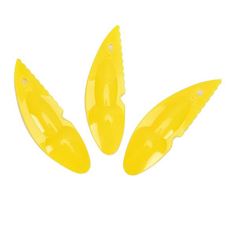

3Pcs Kiwi Spoon Plastic Kiwi Dig Scoop Fruit Knife Slicer Peeler Cutter 3pcs