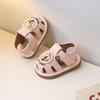 Summer Baby Girl Toddler Shoes With Soft Sole And Flower Design For Indoor Outdoor Play