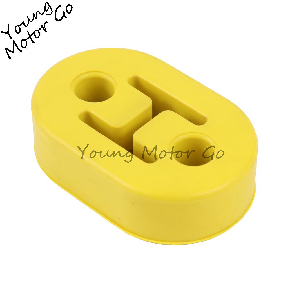 Universal Car Polyurethane Rubber Exhaust Tail Pipe Mount Brackets Hanger Muffler Insulator Bushing Support WLR8952 S Yellow