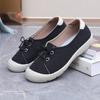 Fashion Spring Women's Lace-up Shallow Walking Shoes Comfortable Round Toe Soft Sole Casual Shoes Crash Resistant Toe Outdoor Sneakers