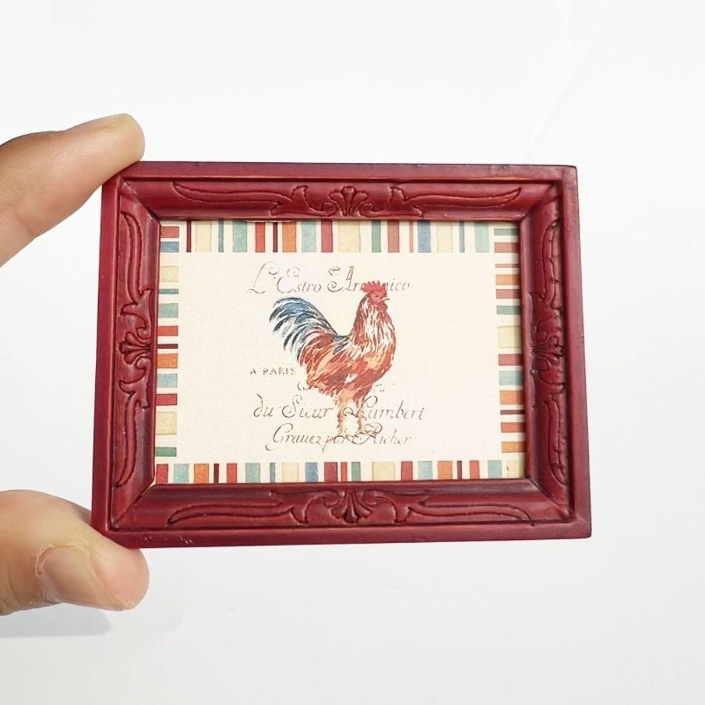 Mini Dollhouse Decor 1:12 Wall Decoration High Quality Oil Painting