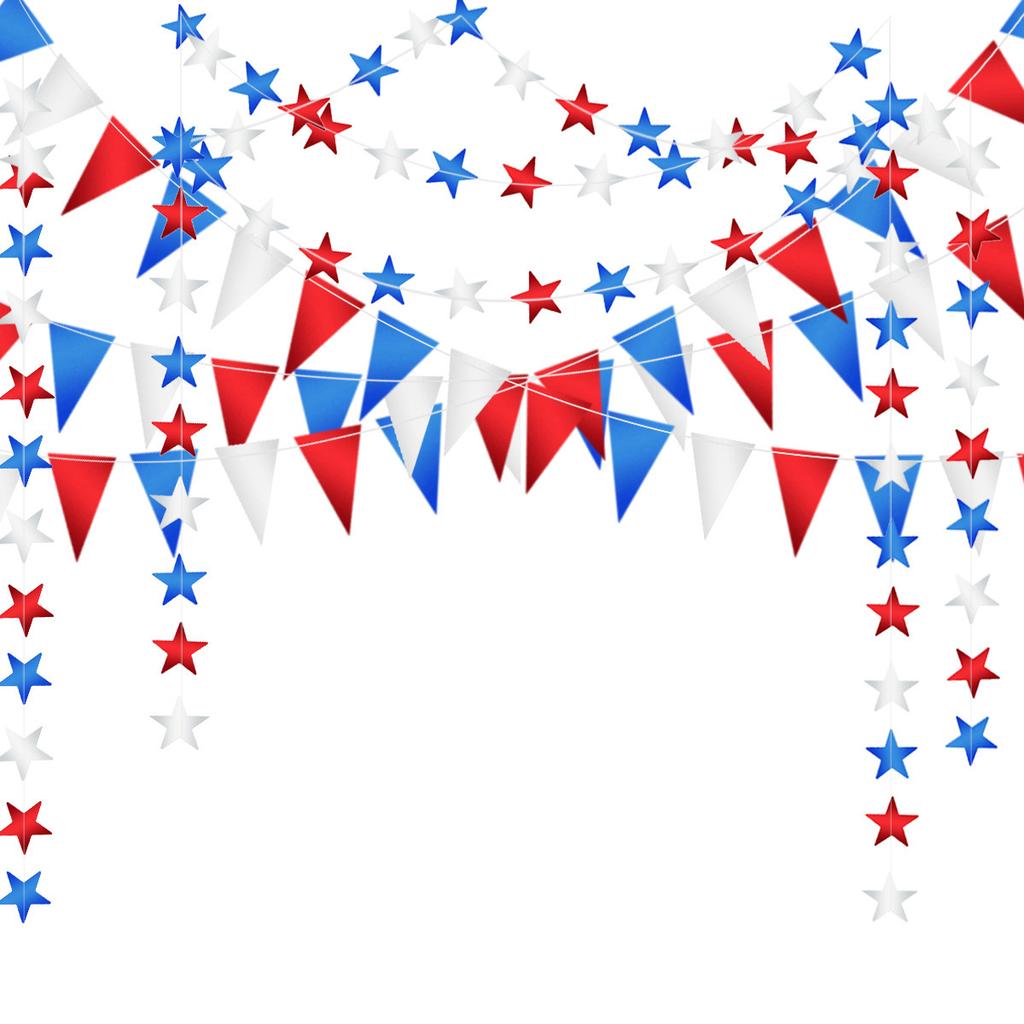 Unabhängigkeitstag Dekoratives Pailletten-Wimpelflagge, Fünfzackiger Stern Latte Blume, Nationalfeiertag Geburtstag Laden Dekoration, Bunte Flaggenhersteller