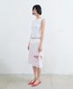 SEALOT Tie-Up Slit Jersey Midi Skirt (Light Pink)