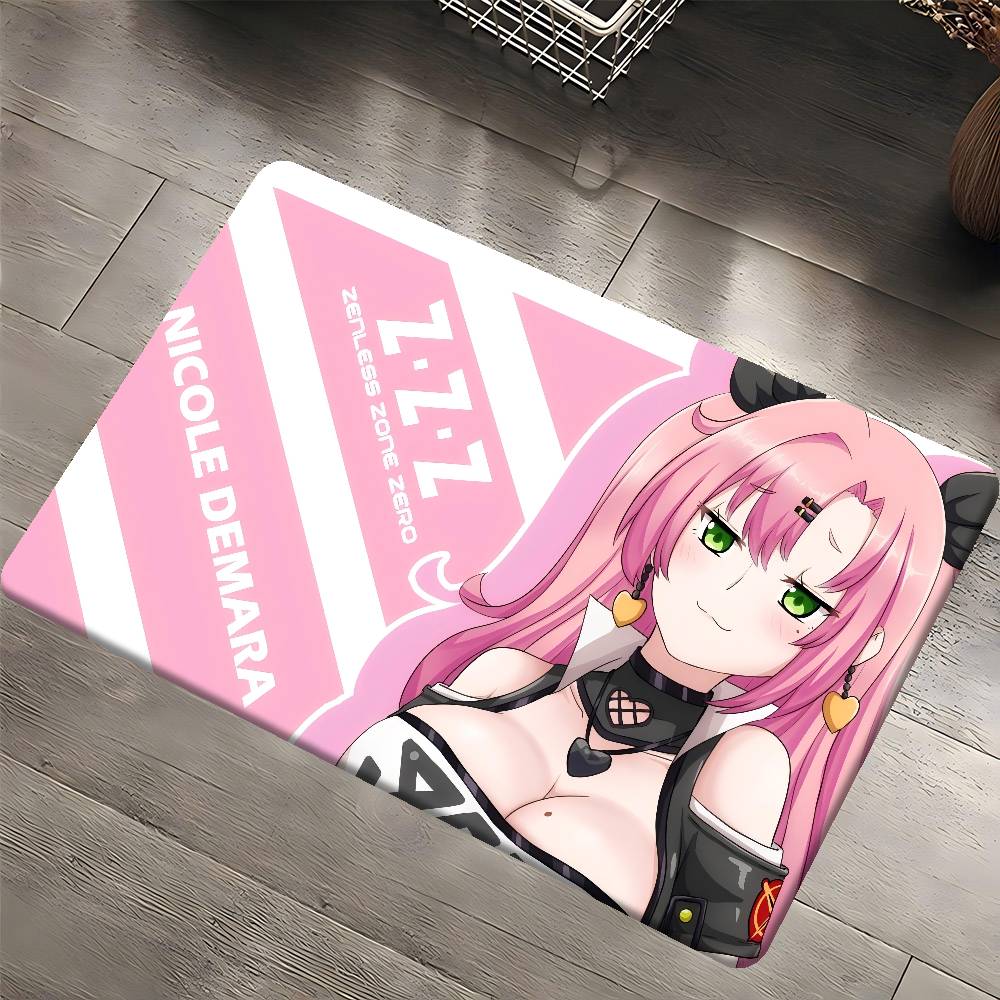 N-Nicole D-Demara Floor Mat Cheaper Anti-slip Modern Living Room Balcony Printed Bedside Mats