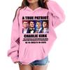 Kids' Fashion Printed Pullover Casual Long-Sleeve Crewneck Hoodie Top