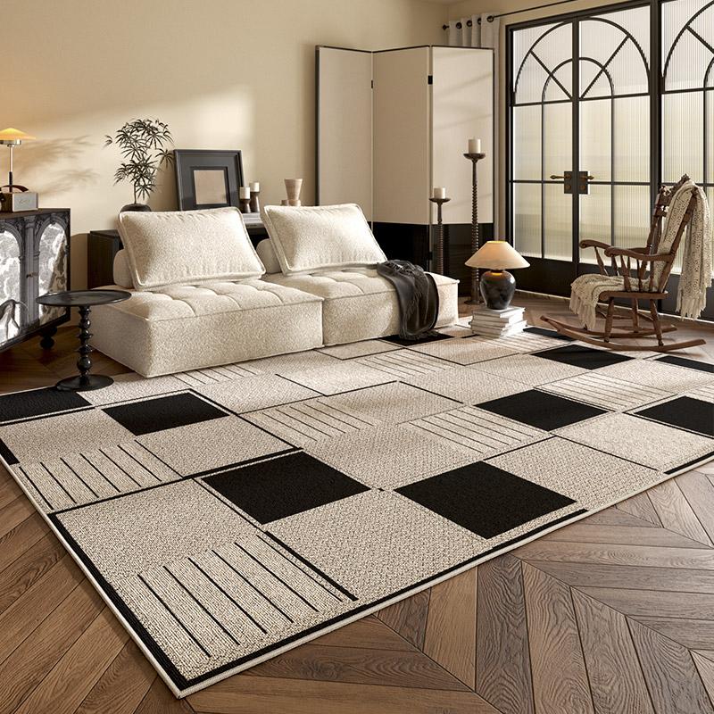 

Легкий Роскошный Декор Спальни Простой Ковер Ковры Большой Площади для Гостиной Противоскользящий Коврик для Пола в Зоне Отдыха Моющийся Прикроватный Мягкий Коврик 80*120cm