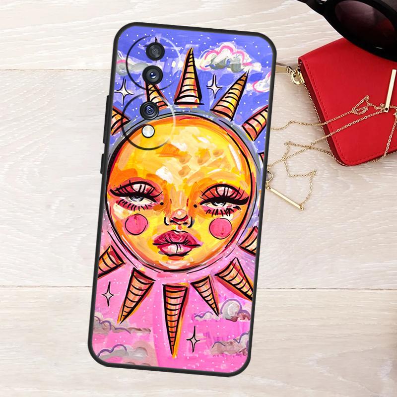 Indie Kids Aesthetic Hippie Acid Trip Case For Honor Magic 8 5 6 7 Lite X9a X9b X9c X9d X8b X8c Win 50 70 90 200 400 Pro Cover