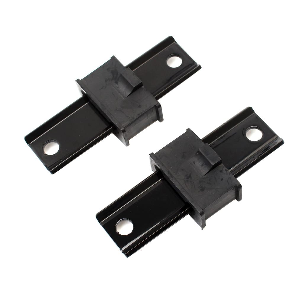 Black Muffler Hanger Bracket Exhaust System Muffler Saddlebag Support Bracket for Harley Tour Glide
