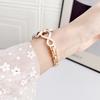 Compatible Strap for Huawei GT6, Xiaomi 9Pro, and Apple iWatch 9876SE: Drip Oil Bow Chain Style