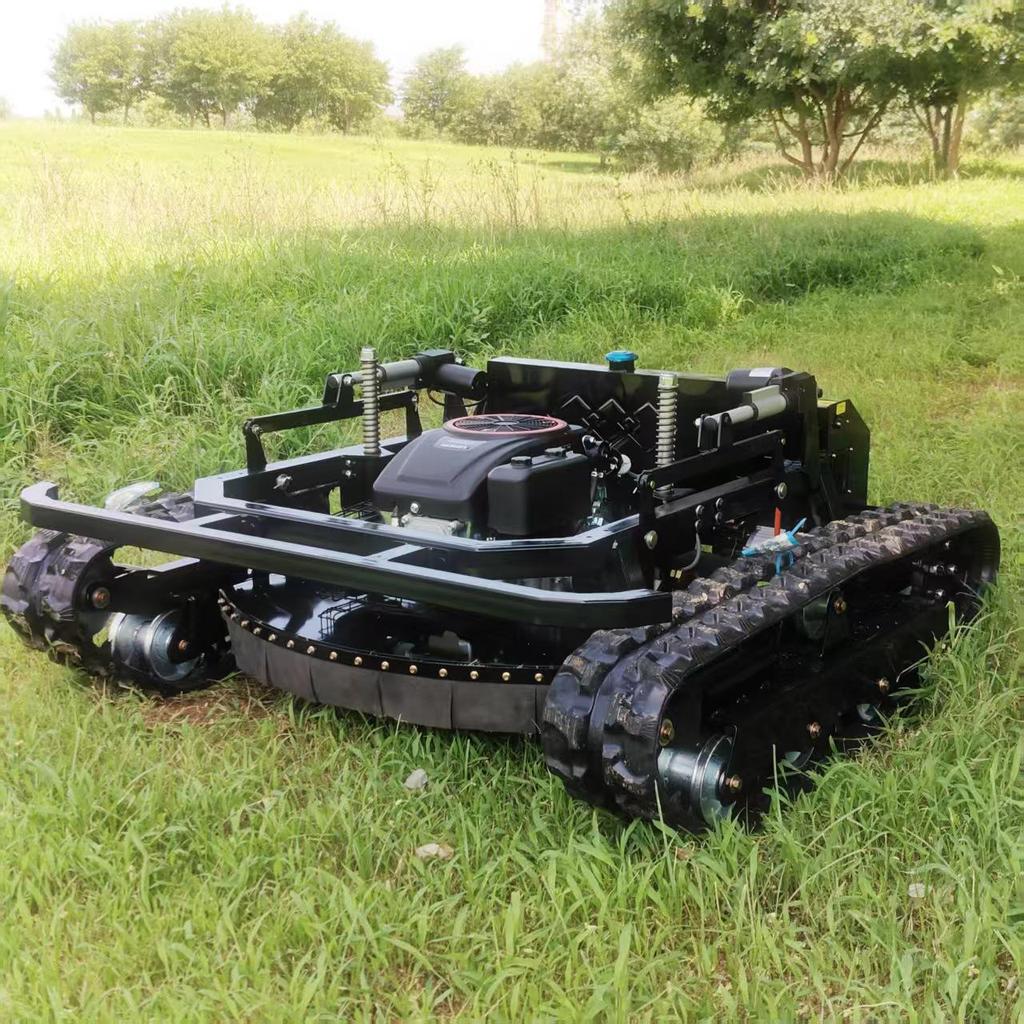 22HP Black Warrior Remote Control Crawler Lawn Mower and Weeder for Mountain Reclamation