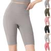 High Waist Running Shorts for Women Quick Dry Sports Biker Shorts with Hidden Pockets Compression Fit Five Inch Inseam Gym Yoga Tights