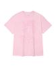 AMES-WORLDWIDE Rabbit Art Drawing Tee Pink