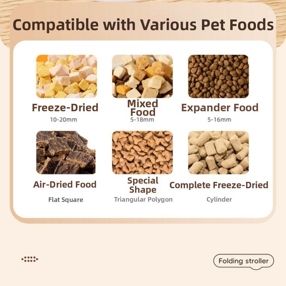 Large Capacity Cat Dog Water Dispenser Feeder Set 800mL Pet Integrated Food Bowl