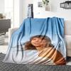 Taylor Swift'S Album Cover Artwork Blanket Soft Throw Blanket For Home Bedroom Bed Sofa Travel Office Solid Christmas Blanket