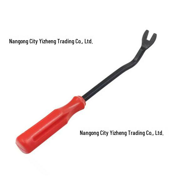 

Car Door Panel Removal Tool: 4-inch Pry Pliers and Screwdriver Set for Clips, Bushings, and Interior Parts. 6-inch Screwdriver красный