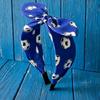 Rabbit Ear Soccer Fan Hair Band Cute Bunny Knot Headband Fan Cheering Hair Hoop  Celebration