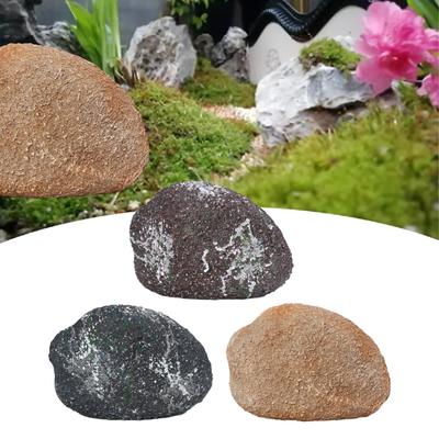 Leichte realistische Styropor-Felsen für Hof, Hinterhof, Garten