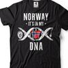 Norway Dna T Shirt Heritage Culture Vintage Stretched Graphic Breathable Comfortable Soft Unisex Versatile Streetwear