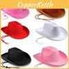 Felt Solid Color Cowboy Hat Sewing Craft Party Costumes Holiday Gifts Supplies