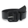 Trendy Square Clasp Belt for Women Durable PU Leather Strap Adjustable Fit Casual Formal Wear