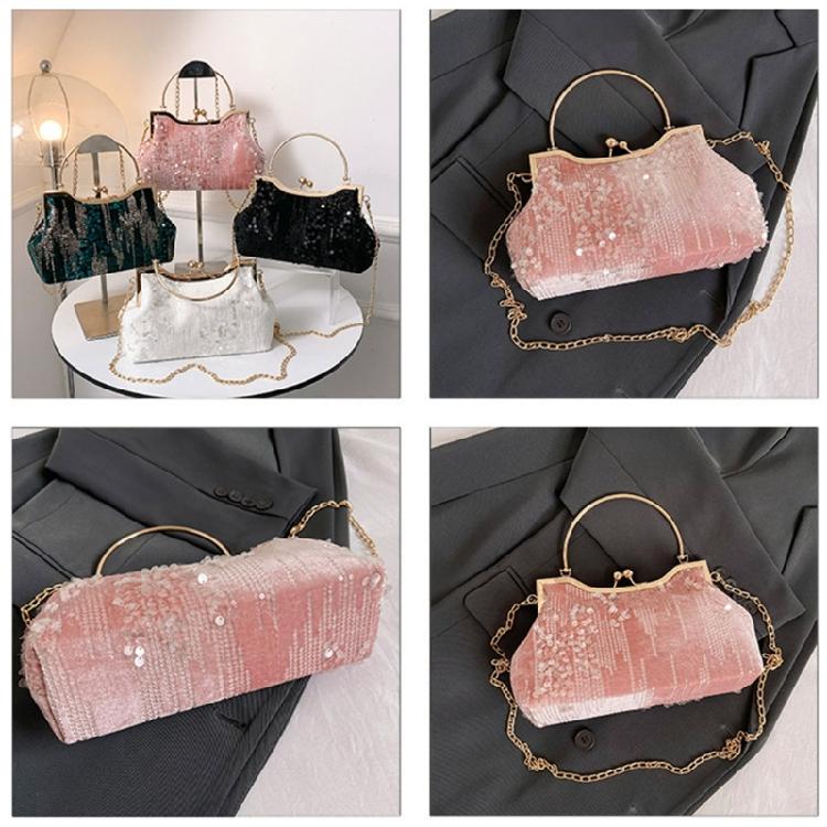 Sparkling Sequins Clutch Purses Fashion Handbag Wedding Party Shoulder Bag