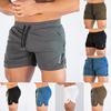 Men's 2 In 1 Running Shorts Gym Workout Quick Dry Mens Shorts with Phone Pocket