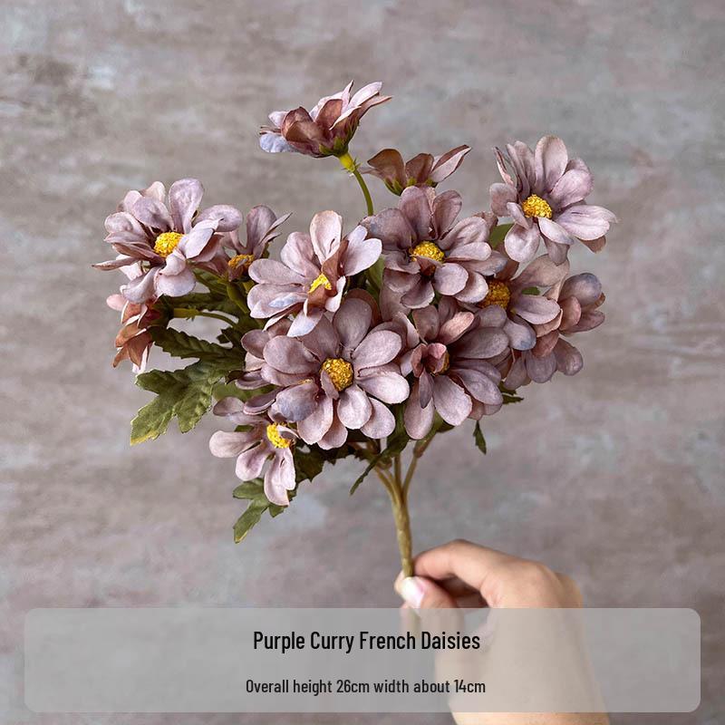 Flori Artificiale Seria Violet: Floral Decorativ Elegant pentru Casă, Nuntă, Cameră Model și Decor Moale.