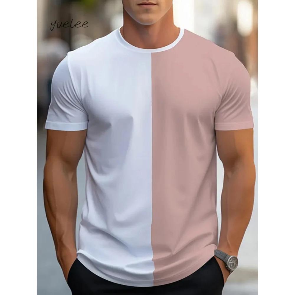 3D Casual Printed Men's T-Shirt Summer Outdoor Versatile Men Top Fashion Breathable Men Short Sleeved New Simple Men's Clothing