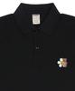 GRAVER [Unisex] Flower Bear Embroidered Pique Short Sleeve T-Shirt_Black