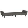2 Seater Dark Grey Velvet Sofa Bed