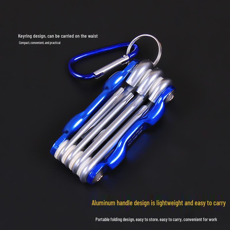 Folding Hex, Metric, and Torx Wrench & Screwdriver Set