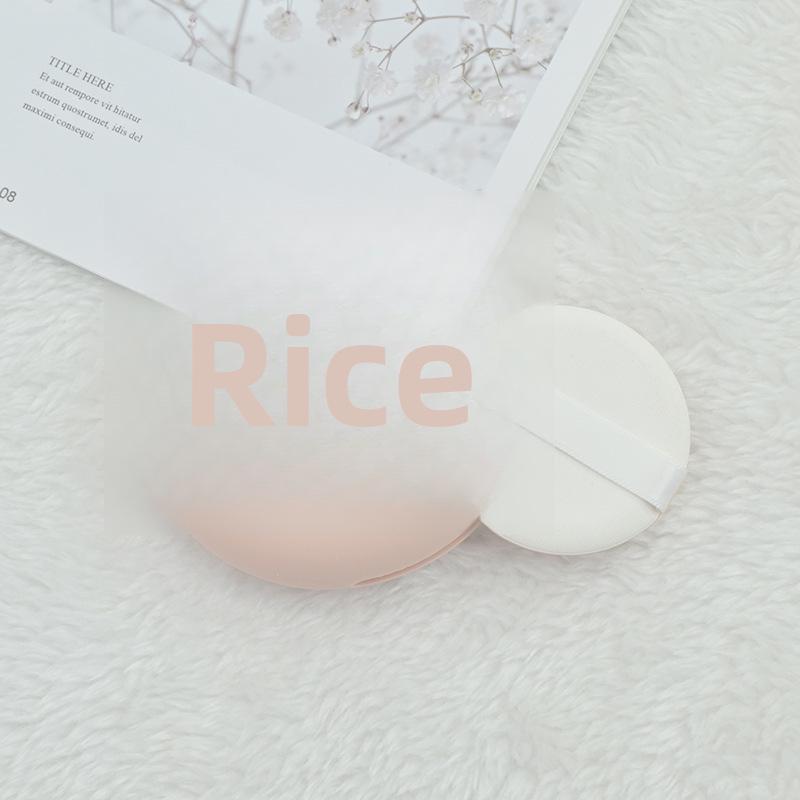 Tragbare Aufbewahrungsbox aus Silikon für Beauty-Eier – Staubdichter und atmungsaktiver Puderquastenbeutel