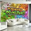 My Singing Monsters Muster Wohnkultur Wandteppich, Wandbehang, Dekorative Wohnmobil Wandtuch.XGT0914523