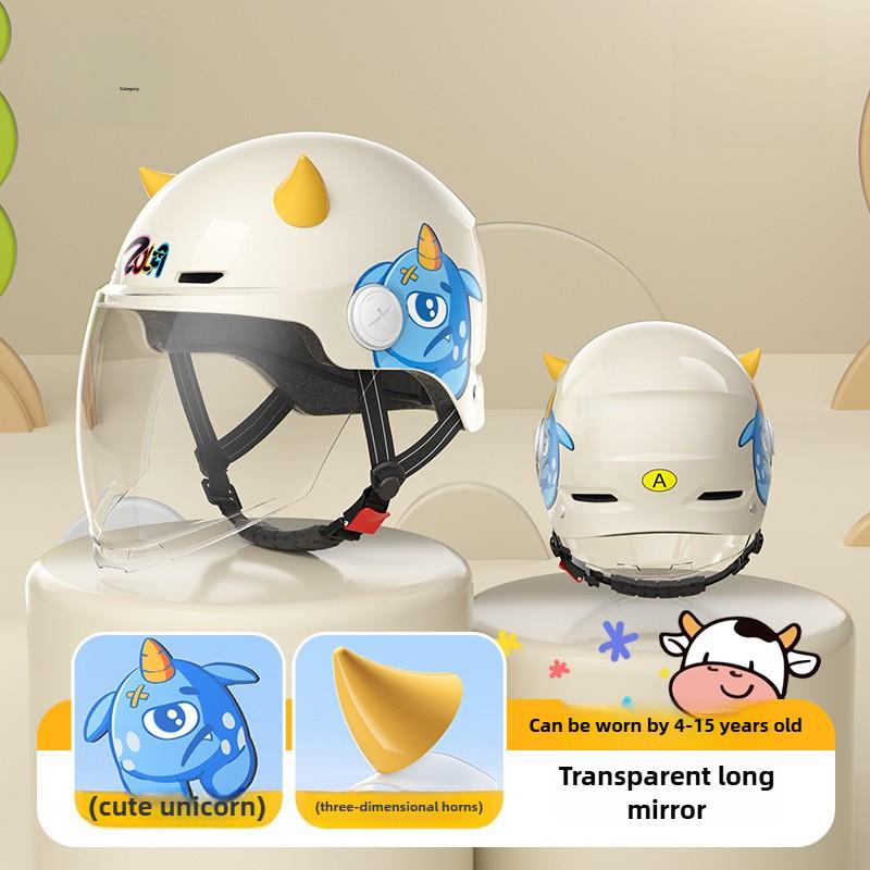 

Детские шлемы для мальчиков и девочек, для малышей, шлемы для электрических мотоциклов, полушлемы, защита ушей, зимние National 3C certification