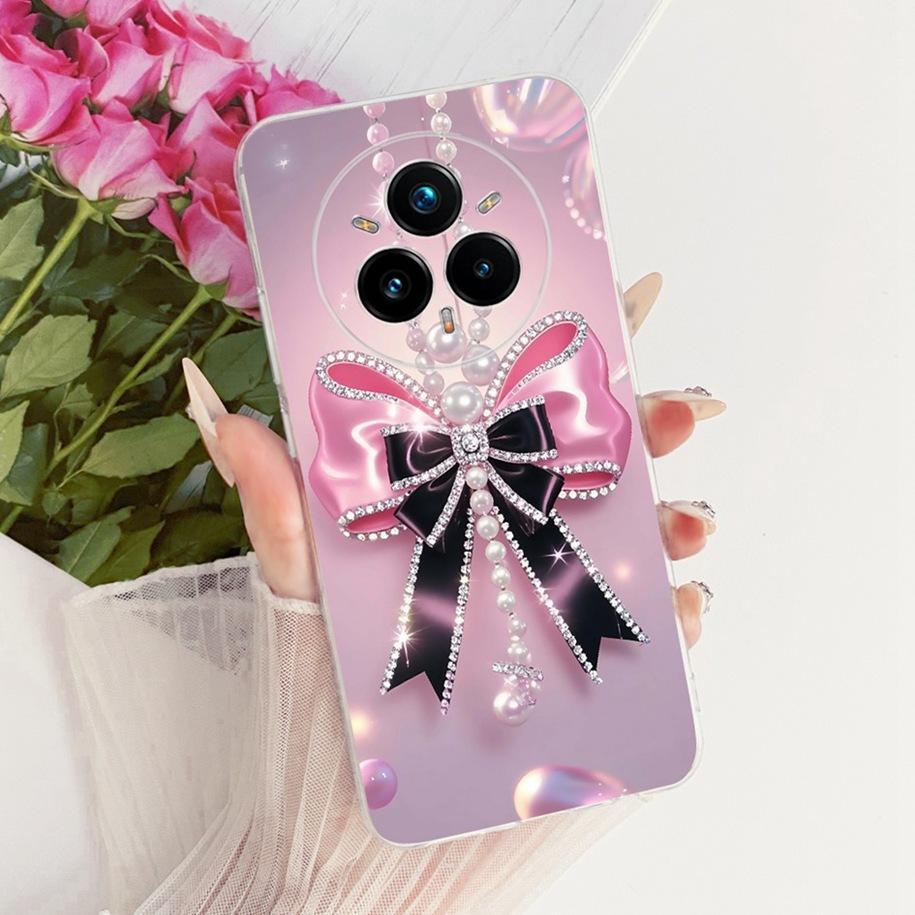 For Realme 14 Pro Plus Case RMX5051 New Stylish Flower Soft Silicone Protective Cover For Realme 14 Pro 5G RMX5056 14Pro+ Fundas
