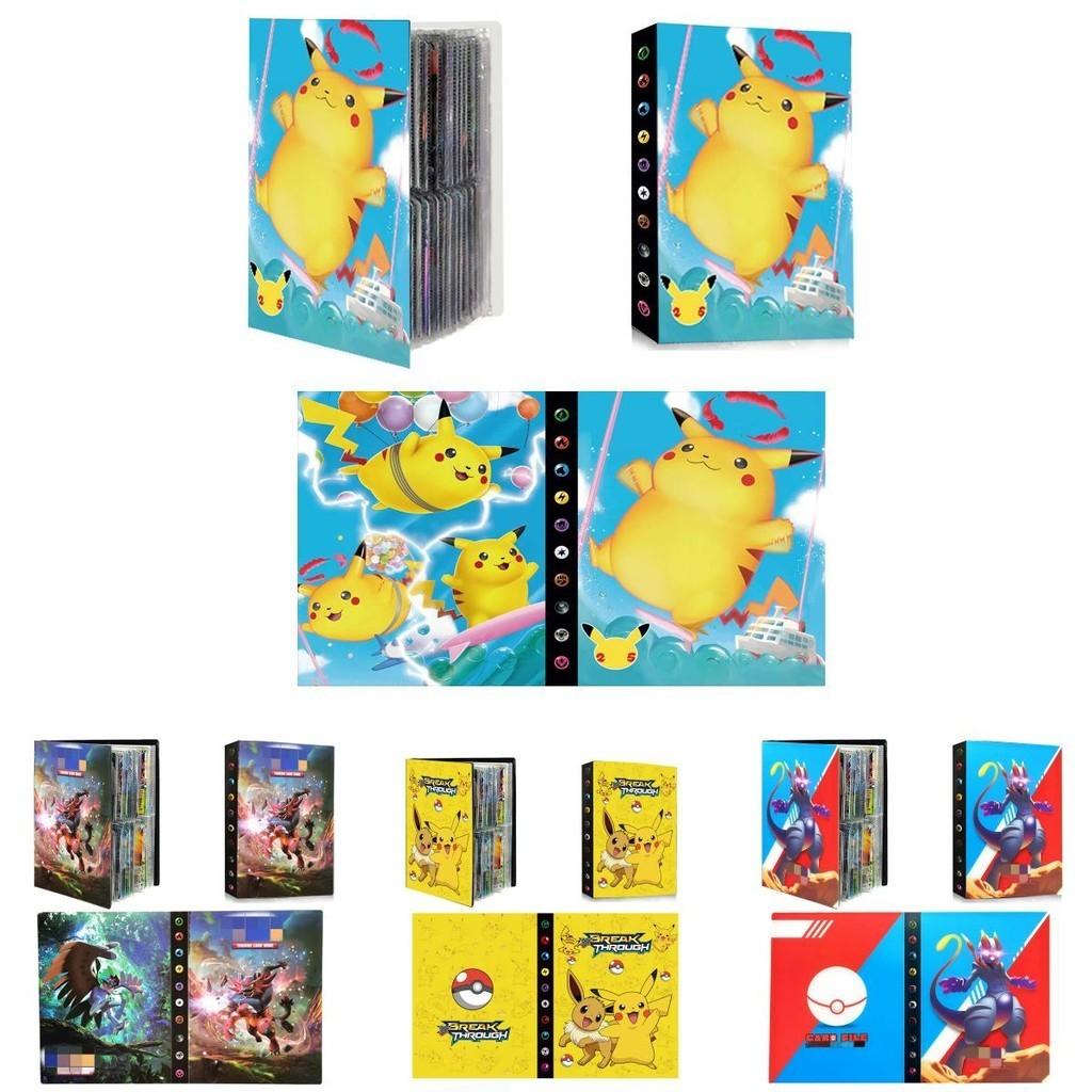 Colorful Waterproof Pokémon Trading Card Album Collection Book Holder With Large Capacity