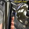 7D Carbon Fiber Car Film Interior Moulding Stickers PU Leather Gap Filler DIY Braid Trim Strip Universal Self Adhesive Sticker