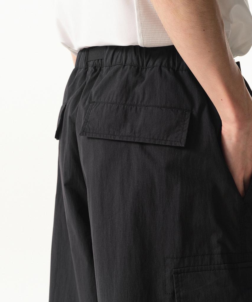 MUSINSA STANDARD [City Leisure] Cn Belted Multi-Pocket Cargo Bermuda Pants [Black]
