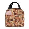 Custom H-Harryes Thermal Insulated Lunch Bag Women Men Witchcraft Portable Lunch Container for School Storage Food Box