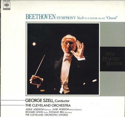 LP Schallplatte GEORGE SZELL CLEVELAND ORCHESTRA  Beethoven Sinfonie Nr. 9 20AC2034 CBS SONY Japan Klassik Gebraucht