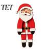 Reusable Festival Party Supplies Christmas Wooden Dangle Toy, Santa Claus Refrigerator Magnet, Cute Cartoon Scene Decoration Ornaments Snowman