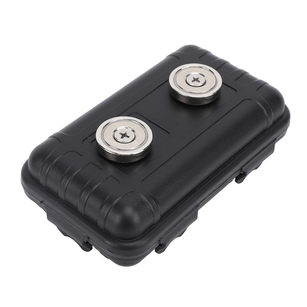 Magnetic Key Box Under Car Concealed Tool Holder Storage Organizer for Security Labels Spare Keys